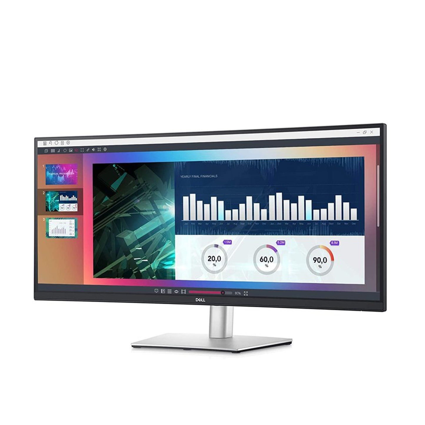 Dell P3421WM 34" WQHD Curved Monitor