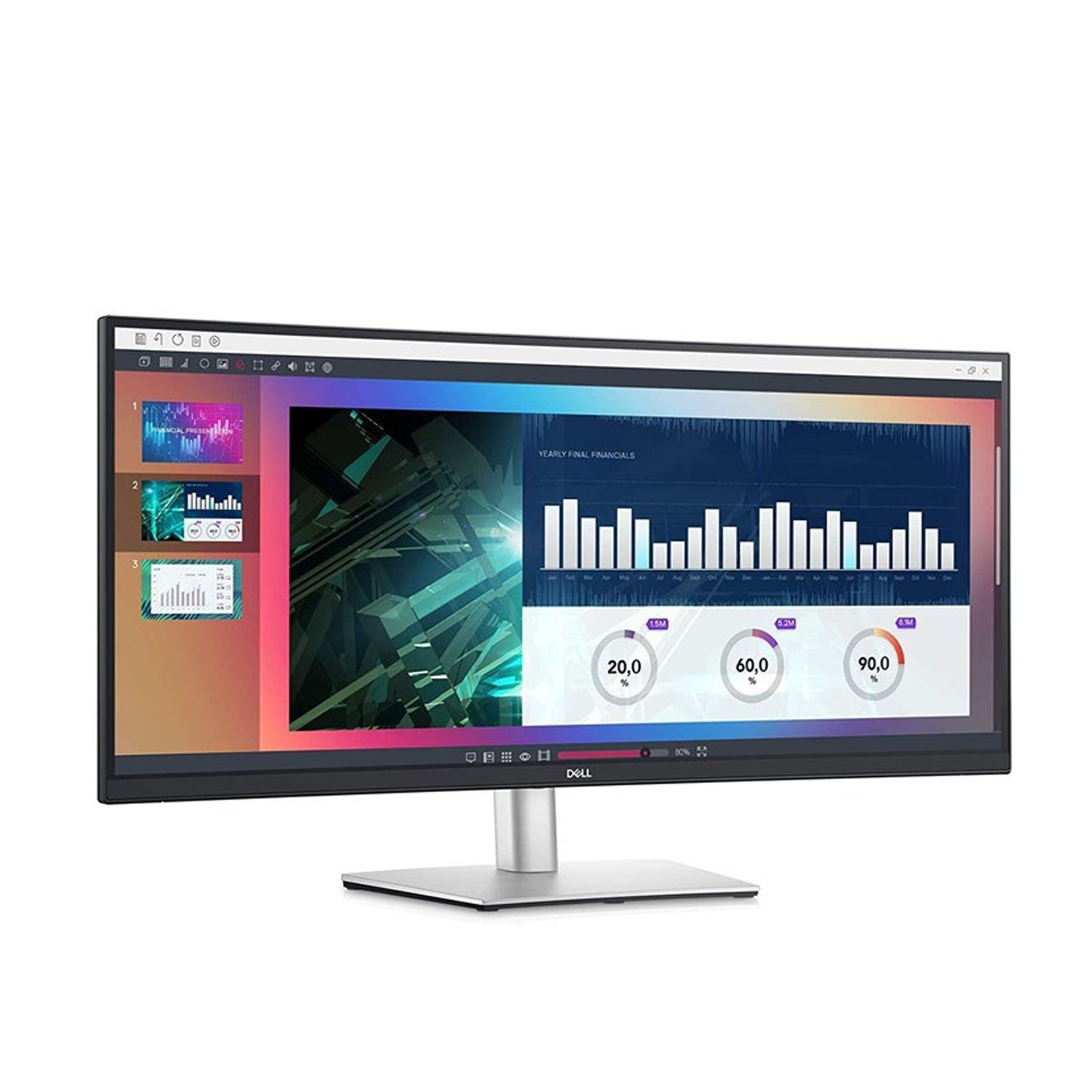 Dell P3421WM 34" WQHD Curved Monitor