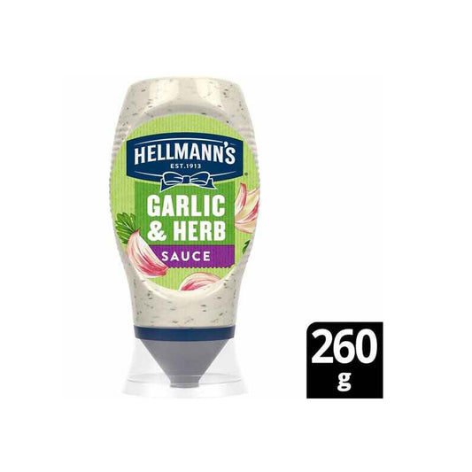 Hellmann's Garlic & Herb Sauce 250Ml