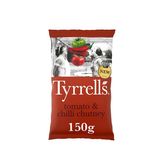Tyrells Tomato & Chilli Chutney Flavoured Crisps 150G