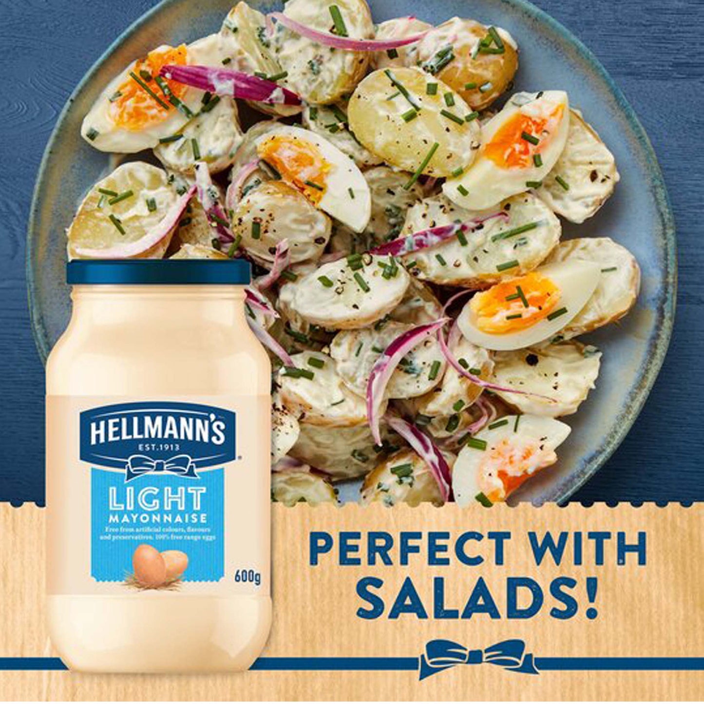 Hellmann's Light Mayonnaise 600G Jar