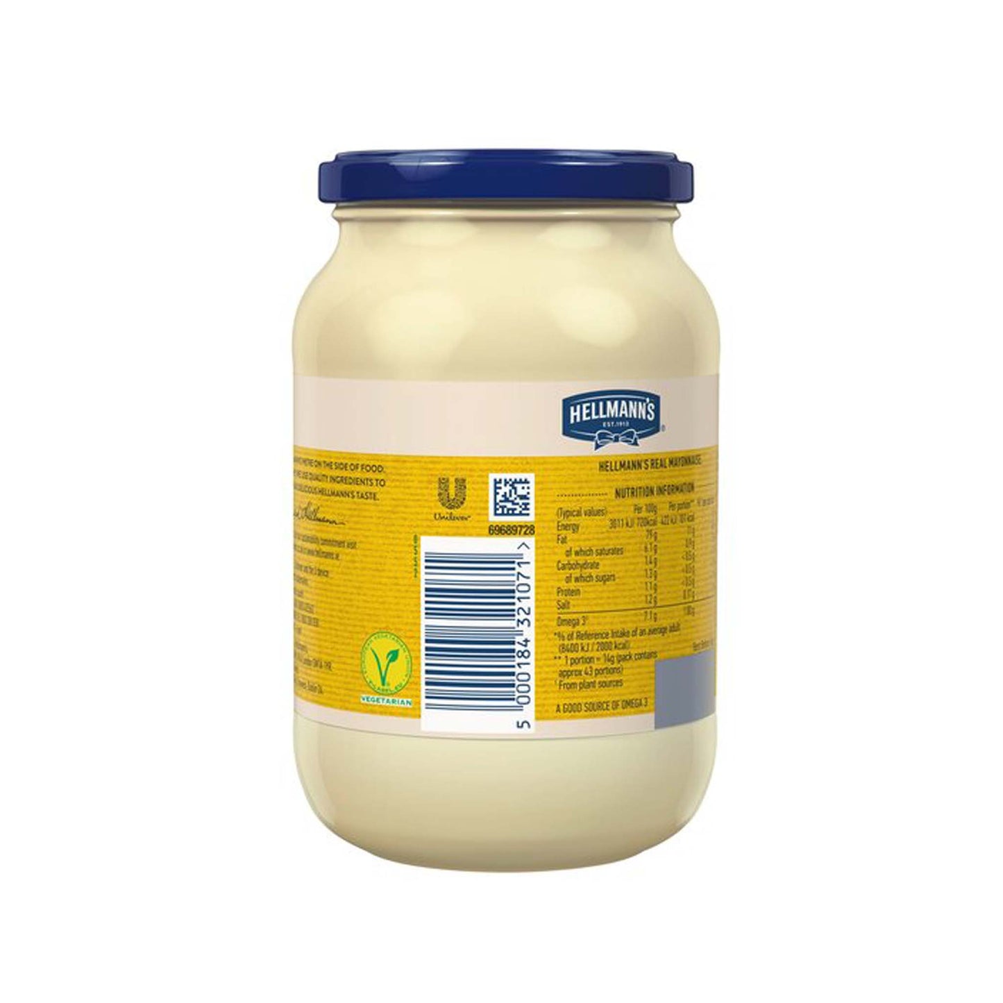 Hellmann's Real Mayonnaise 600G Jar