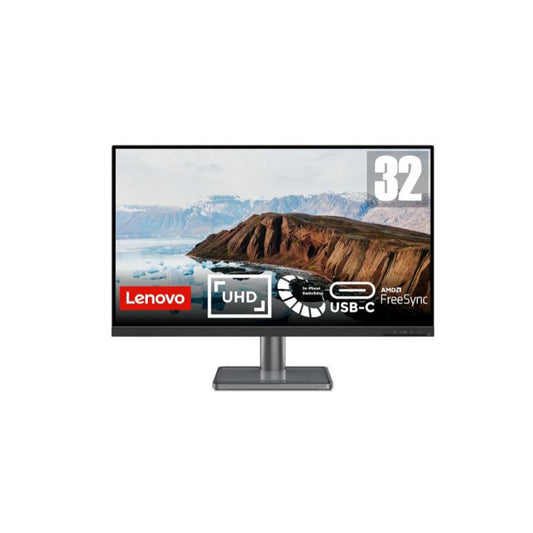 LENOVO L32p-30 31.5" 4K Ultra HD IPS LED Monitor - Black & Grey