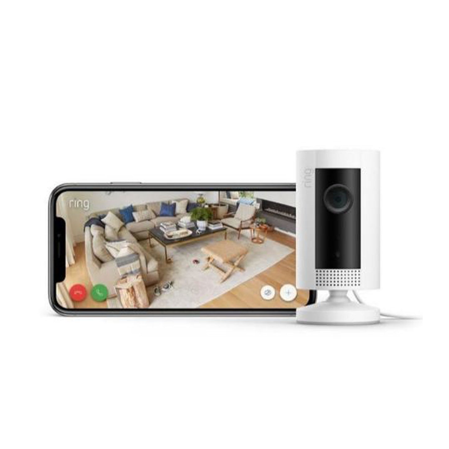 RING Indoor Cam Full HD 1080p WiFi Security Camera - White