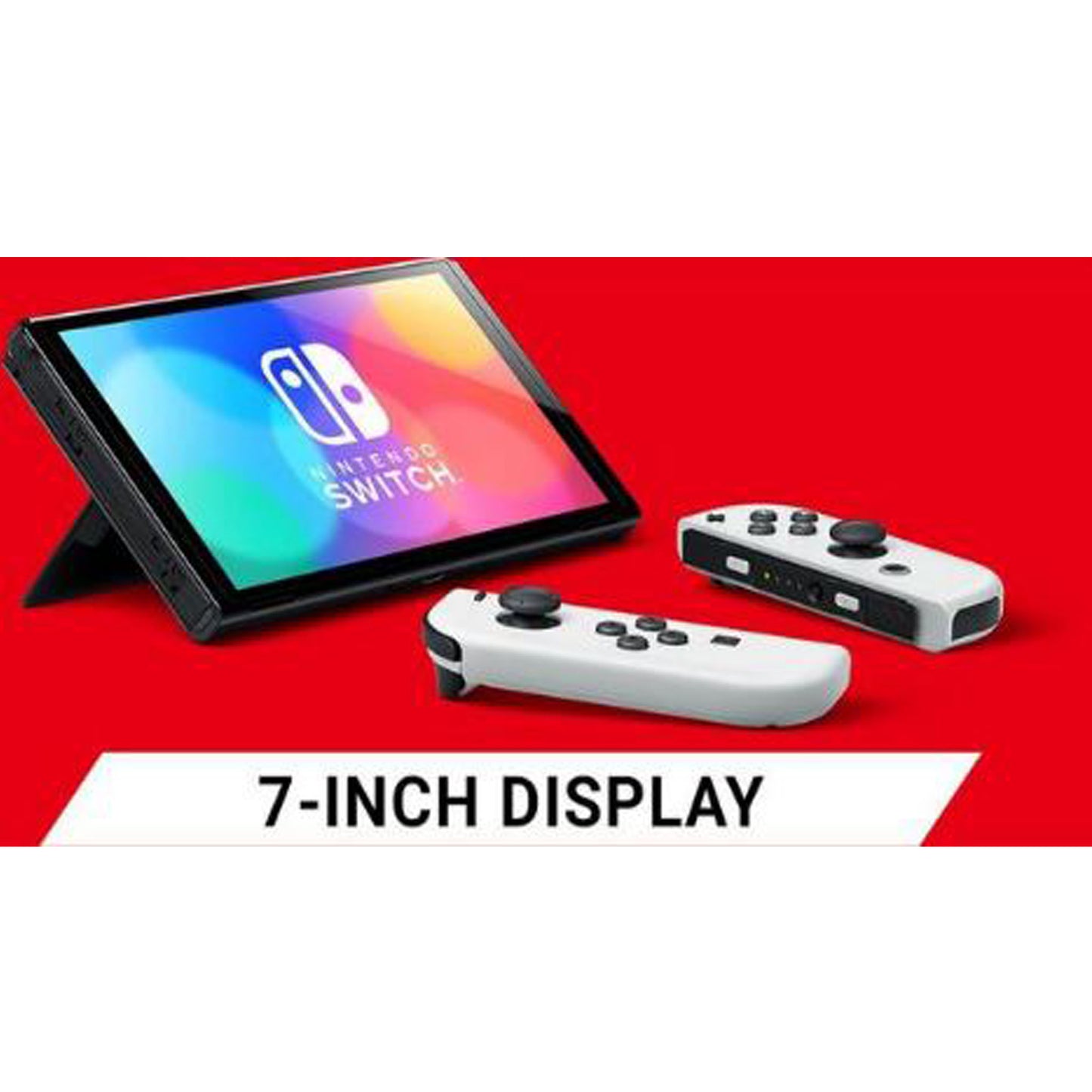 NINTENDO Switch OLED, FIFA 23 & 256 GB Memory Card Bundle - Neon Red & Blue