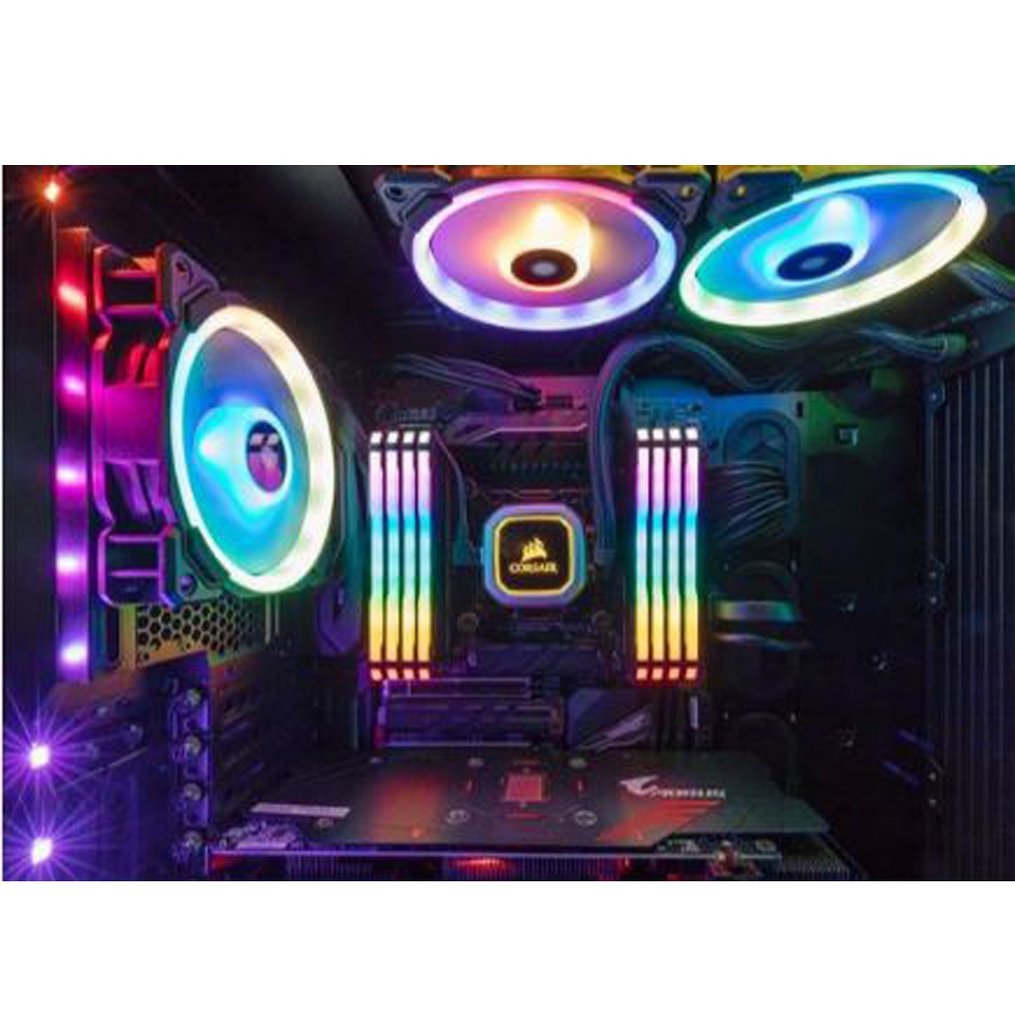 CORSAIR Vengeance Pro RGB DDR4 3200 MHz PC RAM - 8 GB x 2