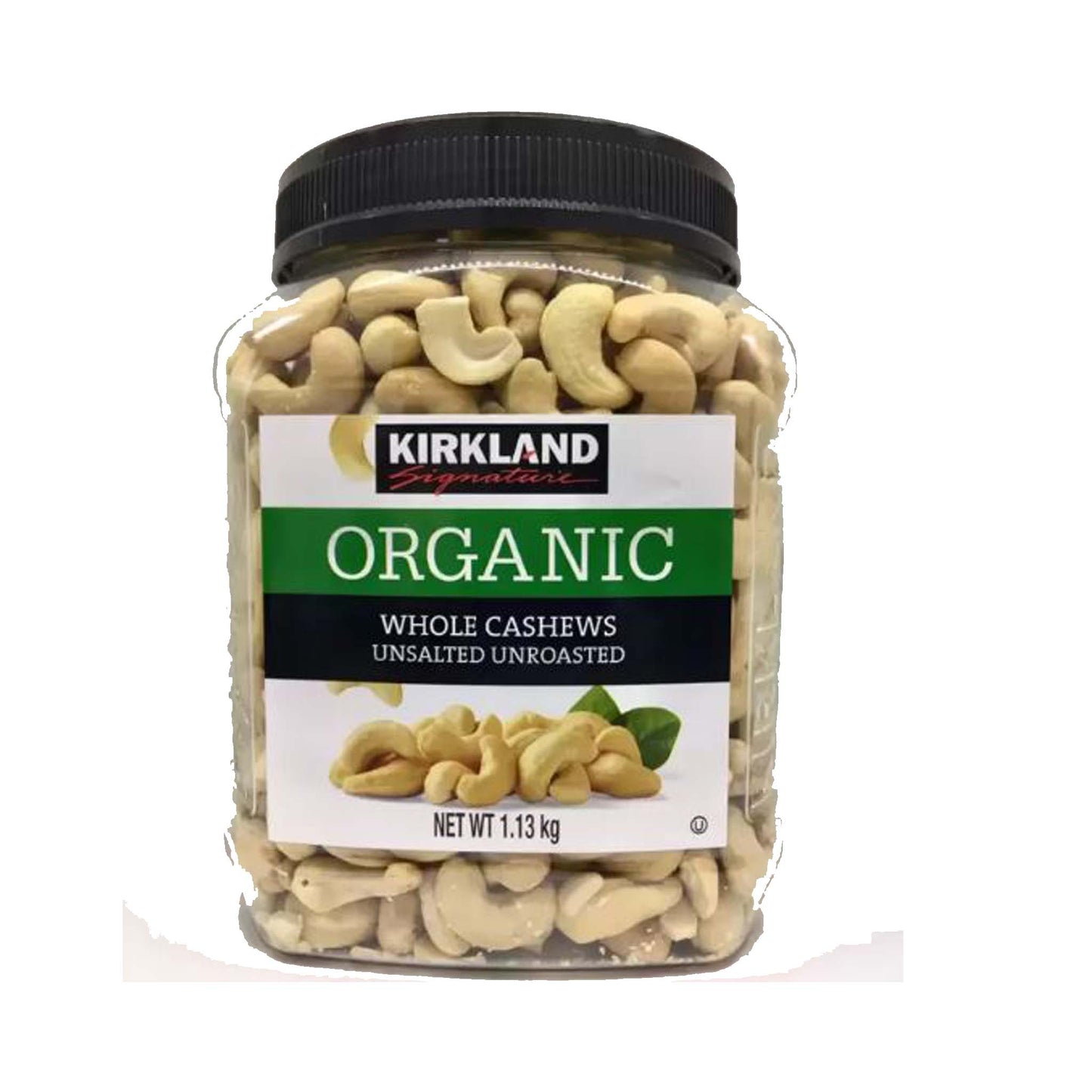 Kirkland Signature Organic Cashews, 1.13kg