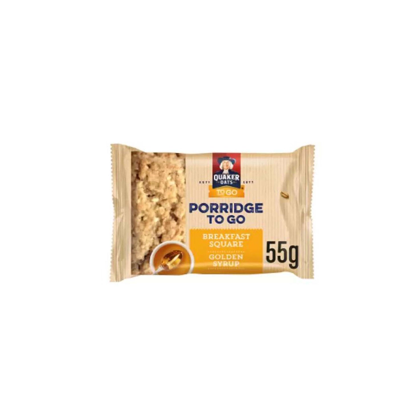 Quaker Oats Porridge To Go Breakfast Squares Variety Pack, 18 x 55g