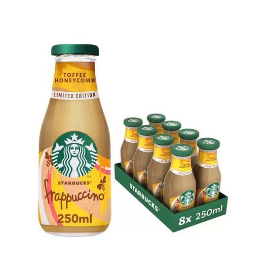 Starbucks Frappuccino Toffee Honeycomb, 8 x 250ml