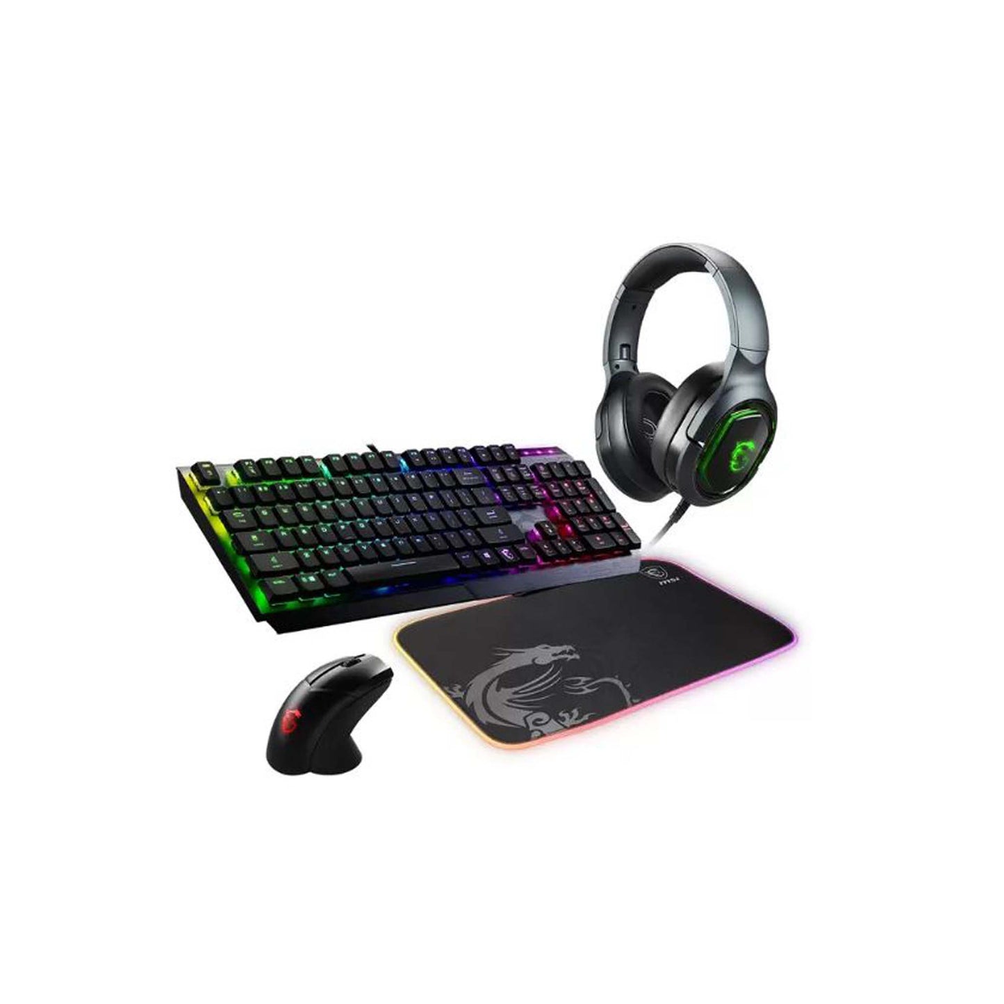 MSI Ready to Play Ultimate Bundle; includes Keyboard, Wireless Mouse, Mouse Mat & Headset