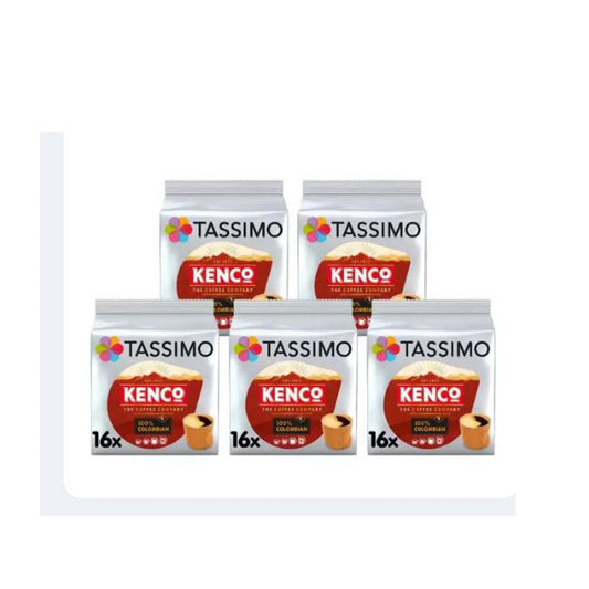 Kenco Tassimo Pure Colombian Coffee Pods, 80 Servings