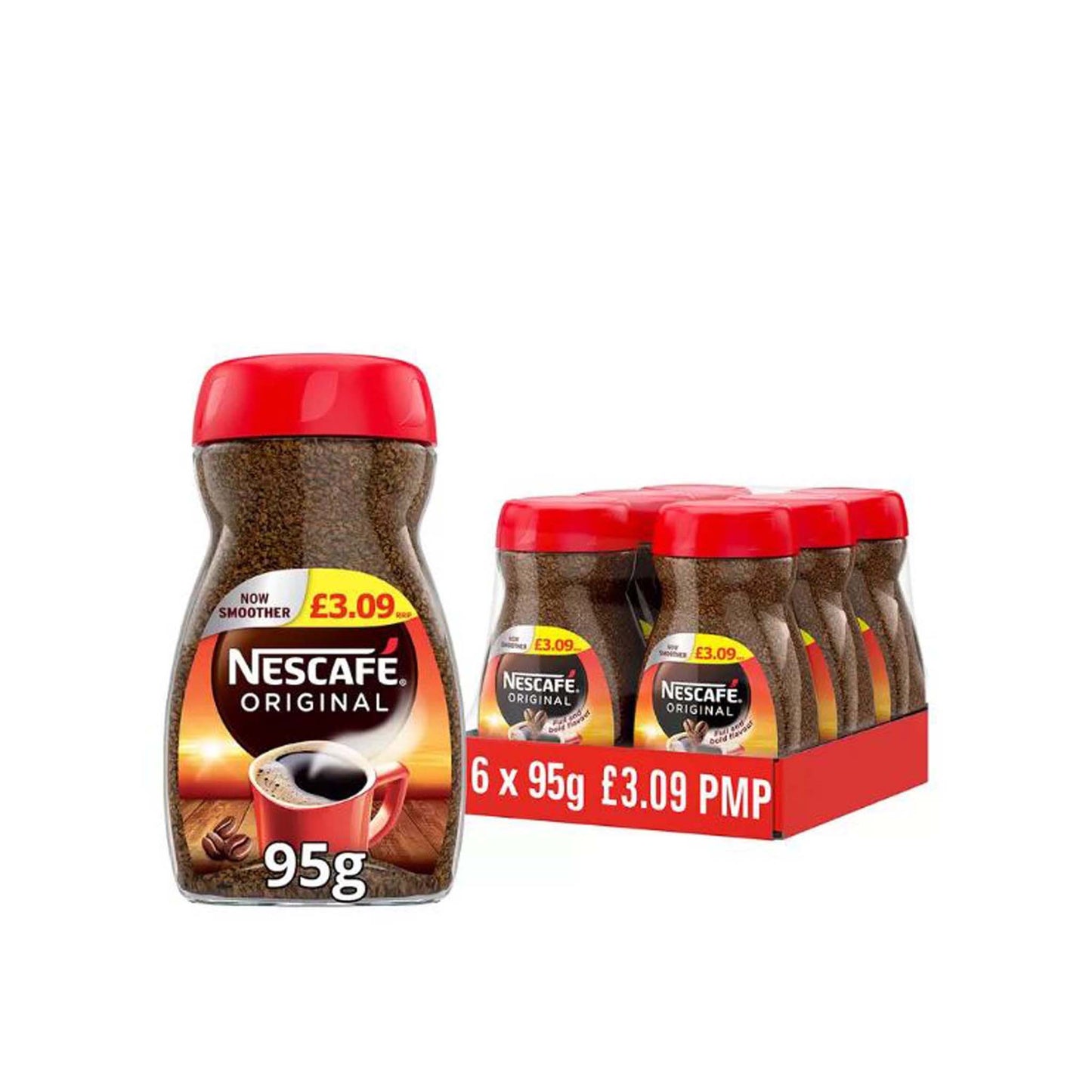 Nescafé Original PMP £3.09, 6 x 96g